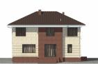 Проект двухэтажного дома с террасой
